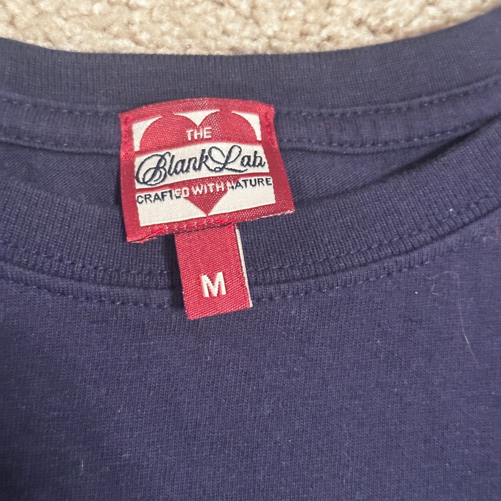 The Blank Lab Cropped Tee - Navy M - Picture 6 of 6